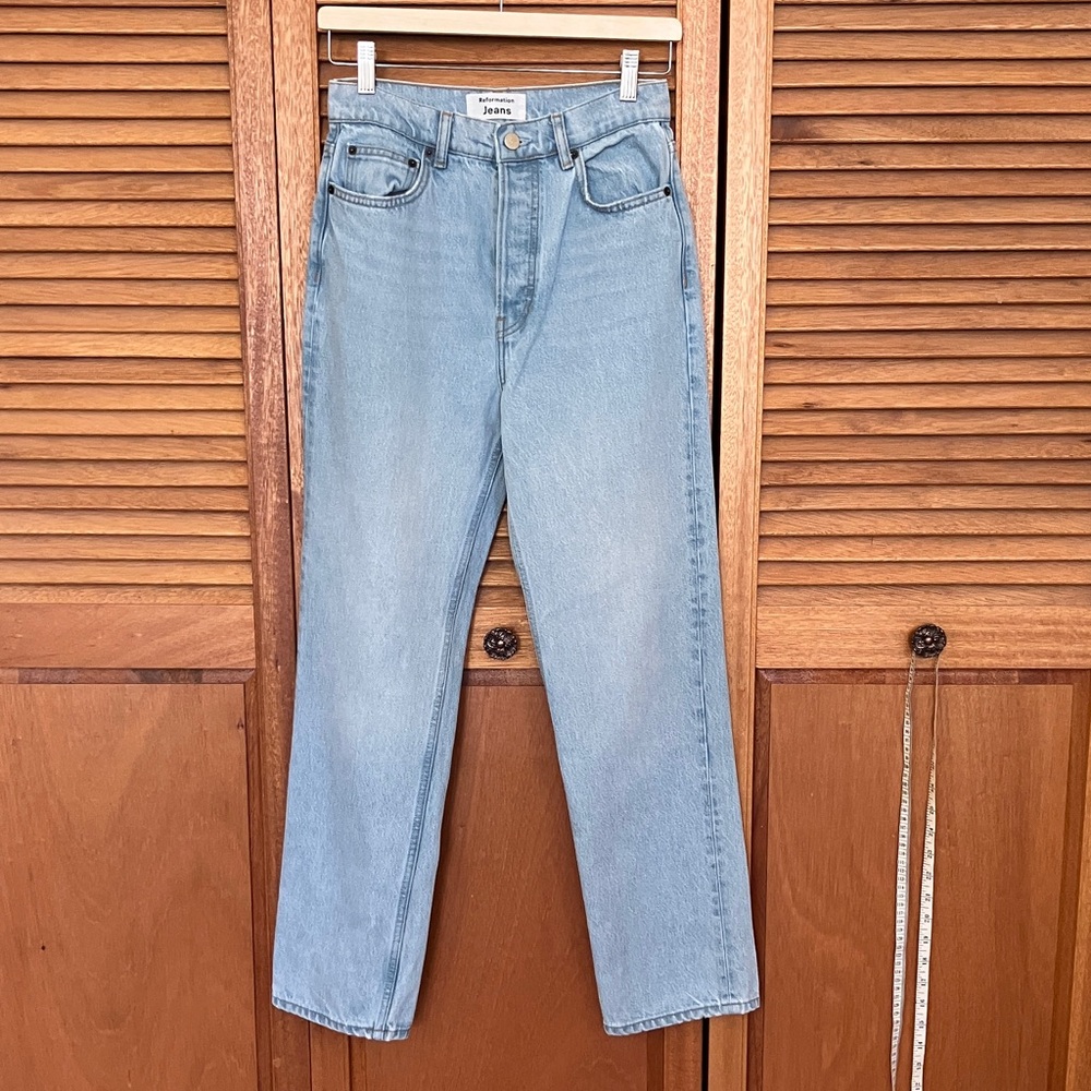 Reformation Cynthia Jeans - Tahoe Wash